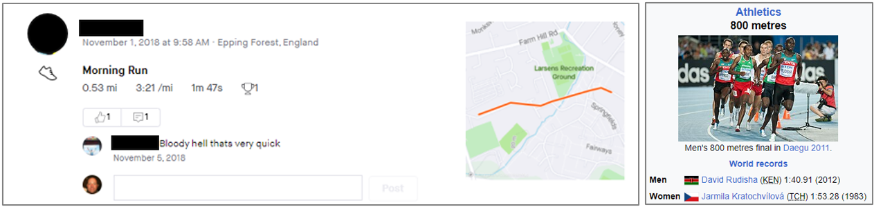 Bus driver's Strava activity showing another impossible running time